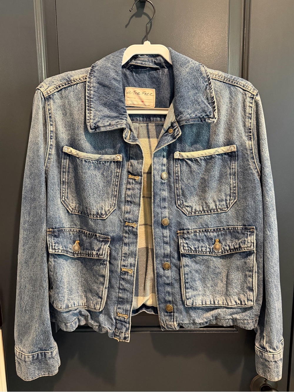 We The Free Dani Denim Jacket-size Medium